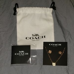 Brand new COACH Necklace set